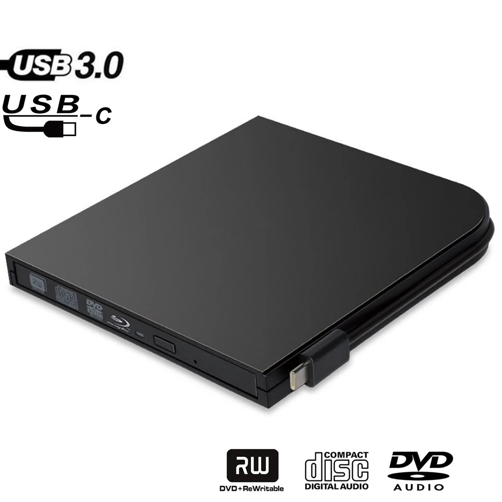 

Внешний Blu-Ray DVD-привод, горелка, проигрыватель USB 3.0 Type-C DVD-RW VCD CD RW, горелка, привод Superdrive для Apple Pro Air iMAC, ПК, ноутбука