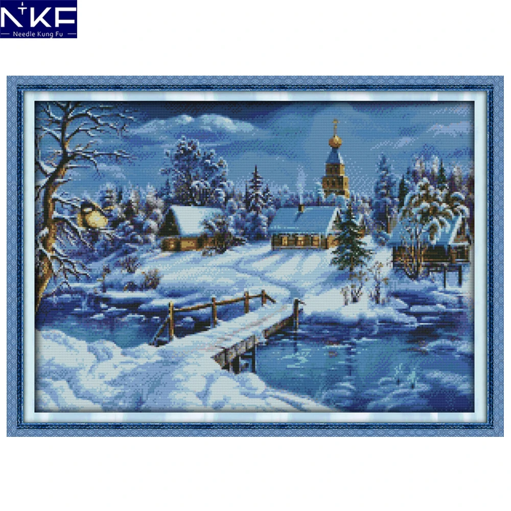 NKF A World of Ice and Snow DIY Needlework Counted China Cross Stitch Kits for Embroidery Cross Crafts Cross Stitch Sets
NKF A World of Ice and Snow DIY Needlework Counted China Cross Stitch Kits for Embroidery Cross Crafts Cross Stitch Sets