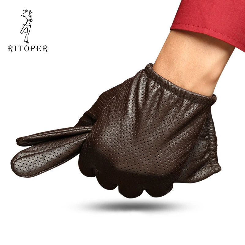 RITOPER Man Thin Section Warm Sheepskin Touch Screen Gloves Mesh Glove Autumn & Winter Driving Sunscreen Windproof Leather Glove
RITOPER Man Thin Section Warm Sheepskin Touch Screen Gloves Mesh Glove Autumn & Winter Driving Sunscreen Windproof Leather Glove