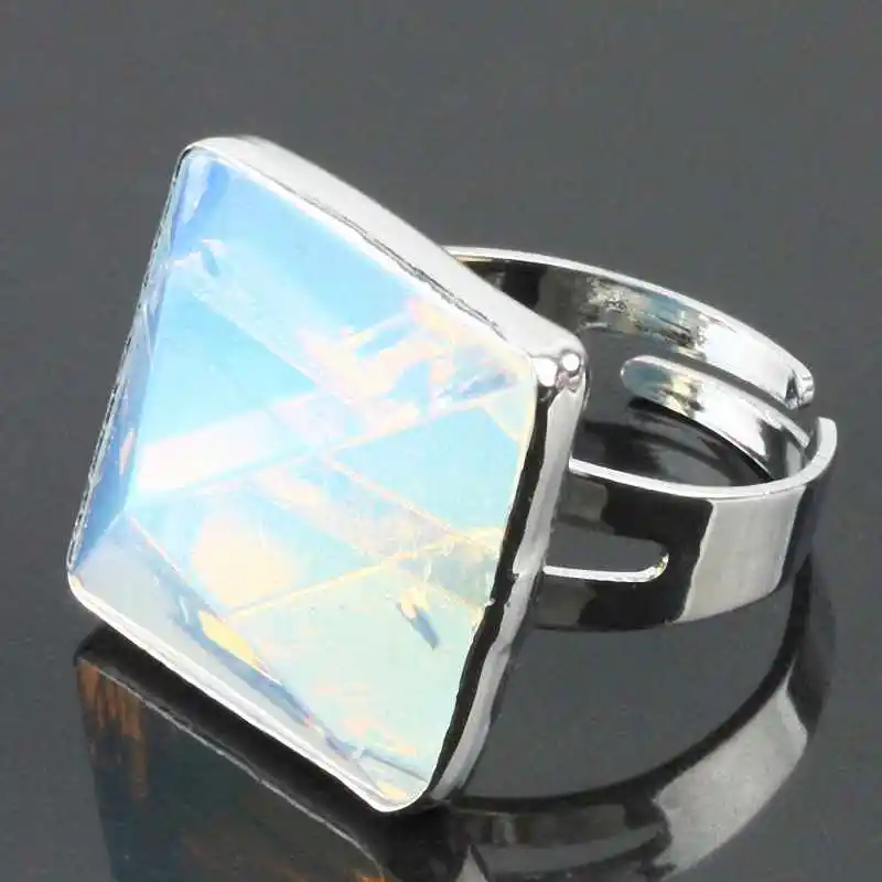 TUMBEELLUWA 1Lot (5Pc) Opalite Stone Pyramid Ring Adjustable Healing Reiki 
TUMBEELLUWA 1Lot (5Pc) Opalite Stone Pyramid Ring Adjustable Healing Reiki