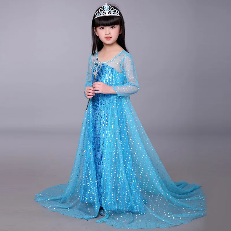 Free shipping New style 2018 Frozen sequins Elsa children's princess summer dress girl's birthday party dress Halloween costume
Free shipping New style 2018 Frozen sequins Elsa children's princess summer dress girl's birthday party dress Halloween costume