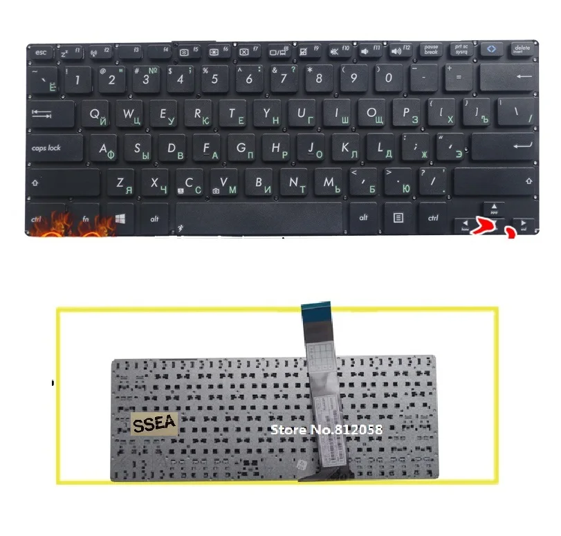 Новая русская клавиатура SSEA для ноутбука ASUS VivoBook S300, S300CA, S300C, S300SC, S300K, S300KI, русская клавиатура без рамки
Новая русская клавиатура SSEA для ноутбука ASUS VivoBook S300, S300CA, S300C, S300SC, S300K, S300KI, русская клавиатура без рамки