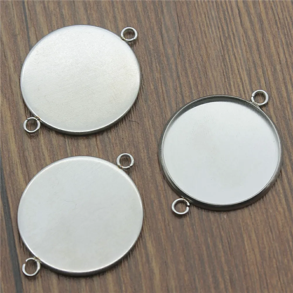 WYSIWYG 10pcs Fit 8~25mm Round Stainless Steel Material Base Setting Pendant Tray Connector Blank Bezels Setting Base
WYSIWYG 10pcs Fit 8~25mm Round Stainless Steel Material Base Setting Pendant Tray Connector Blank Bezels Setting Base