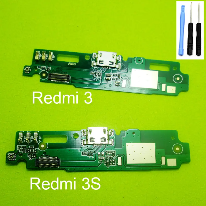 100% тест USB зарядка плата разъем микрофон PCB антенна порт для Xiaomi Redmi 3/Redmi 3S и