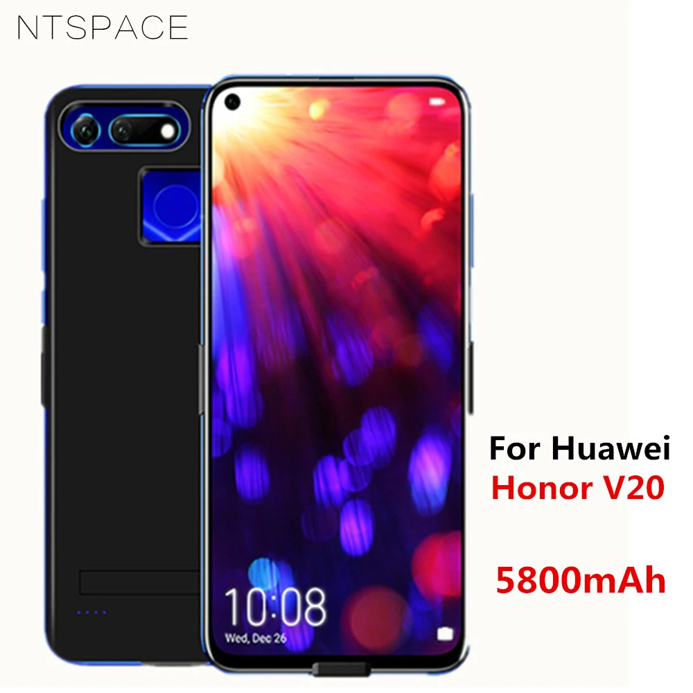 NTSPACE Backup Power Bank Charge Cover for Huawei Honor V20 Battery Charger Cases 5800mAh External Power Charging Phone Case
NTSPACE Backup Power Bank Charge Cover for Huawei Honor V20 Battery Charger Cases 5800mAh External Power Charging Phone Case