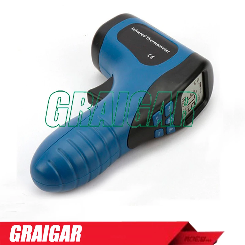 New Termometro Digital Non-Contact IR Laser Display Digital Infrared Thermometer Temperature Meter Gun Point -50~550 Degree
New Termometro Digital Non-Contact IR Laser Display Digital Infrared Thermometer Temperature Meter Gun Point -50~550 Degree