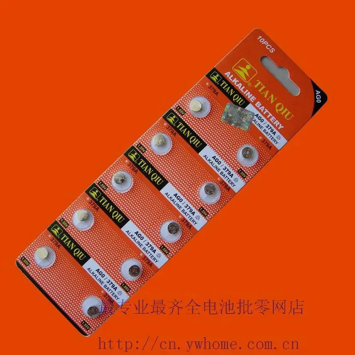 Щелочные батарейки AG0 LR521 379 SR521 10 шт. оптовая продажа|watch battery|wholesale watch batterywatches battery |