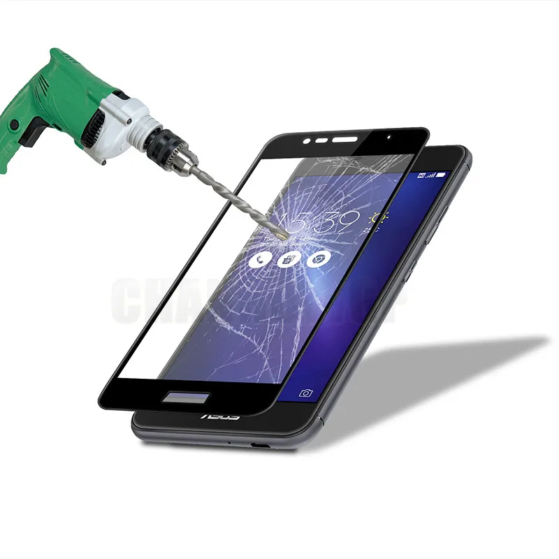 С уровнем твердости 9 H полное покрытие закаленное Стекло для ASUS Zenfone 3 MAX ZC520TL ZC520 TL