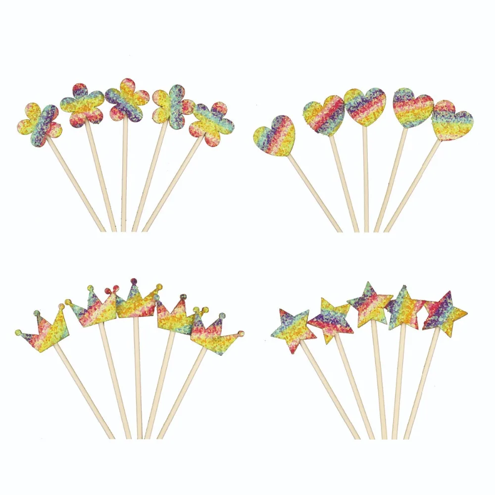 1PC Glitter Happy Birthday Cake Topper Love Rainbow Color Crown Plum Cake Flag for baby shower Birthday Party Wedding Supplies
1PC Glitter Happy Birthday Cake Topper Love Rainbow Color Crown Plum Cake Flag for baby shower Birthday Party Wedding Supplies