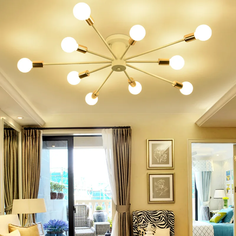 LukLoy Nordic Creative Chandelier Wrought Iron Bedroom Lamp Simple Modern Living Room Lighting Atmosphere Decorative Lamp
LukLoy Nordic Creative Chandelier Wrought Iron Bedroom Lamp Simple Modern Living Room Lighting Atmosphere Decorative Lamp