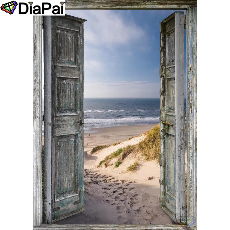 DIAPAI 5D DIY Diamond Painting 100% Full Square/Round Drill "Seaside door" Diamond Embroidery Cross Stitch 3D Decor A22263
DIAPAI 5D DIY Diamond Painting 100% Full Square/Round Drill "Seaside door" Diamond Embroidery Cross Stitch 3D Decor A22263
