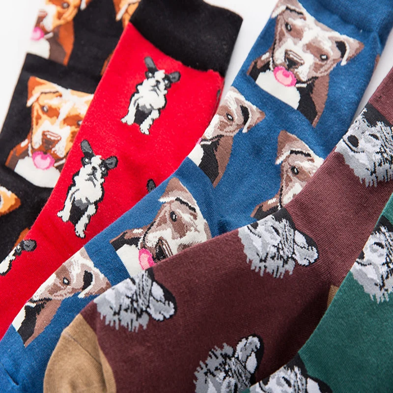 New Trend Fashion Combed Cotton Men Socks Women Animal Pug Bulldog Husky Animal Dog Socks Business Crew Funny Wedding Socks Gift
New Trend Fashion Combed Cotton Men Socks Women Animal Pug Bulldog Husky Animal Dog Socks Business Crew Funny Wedding Socks Gift