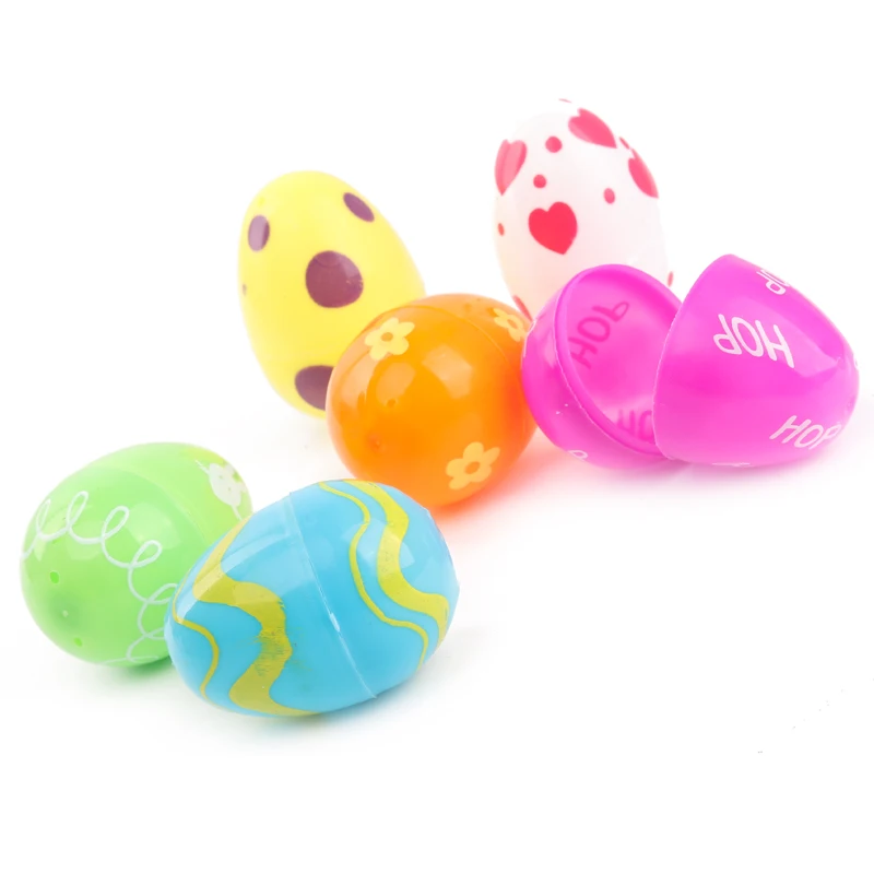 12Pcs/Lot Easter Eggs 6cmx4cm Plastic Colorful Eggs Decoration DIY Easter Day Egg Gift For Surprise Egg Assortment Party
12Pcs/Lot Easter Eggs 6cmx4cm Plastic Colorful Eggs Decoration DIY Easter Day Egg Gift For Surprise Egg Assortment Party
