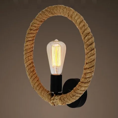 Retro Loft Style Rope Edison Wall Sconce Vintage Wall Lamp Antique Industrial Wall Lights For Home Indoor Lighting Arandela
Retro Loft Style Rope Edison Wall Sconce Vintage Wall Lamp Antique Industrial Wall Lights For Home Indoor Lighting Arandela