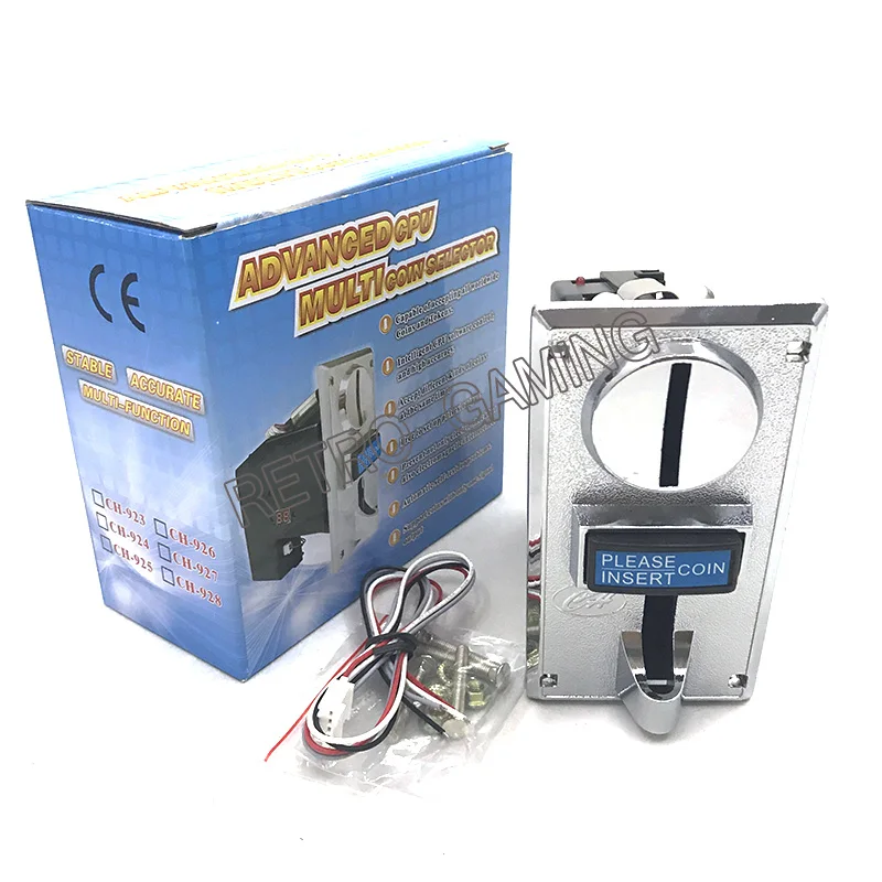 60pcs/lot Good quality CH-924/CH-926 multi coin selector coin acceptor for any 4-6 kinds of coins with only 1 output
60pcs/lot Good quality CH-924/CH-926 multi coin selector coin acceptor for any 4-6 kinds of coins with only 1 output