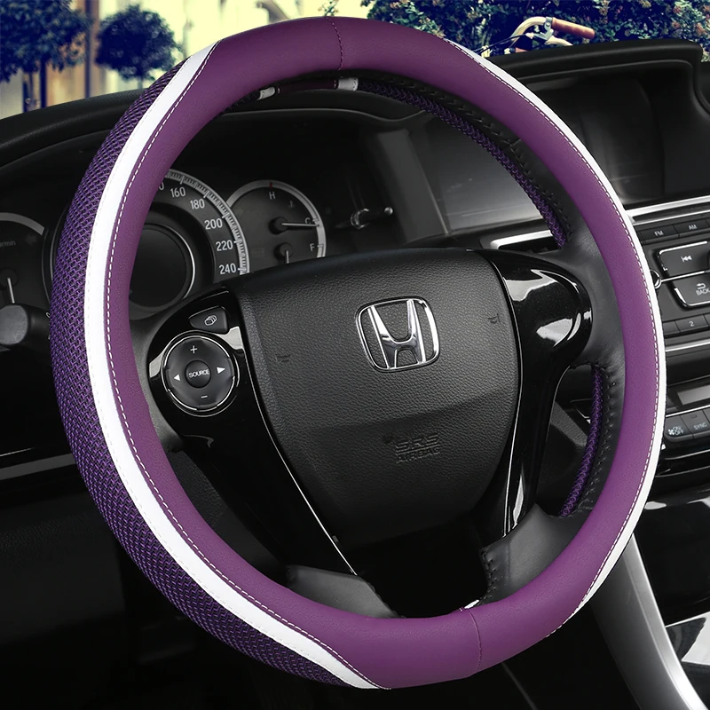 PU Leather Steering Wheel Covers for Honda Accord City Civic Fit Brio CRV HRV Mobilio Odyssey Accessories
PU Leather Steering Wheel Covers for Honda Accord City Civic Fit Brio CRV HRV Mobilio Odyssey Accessories