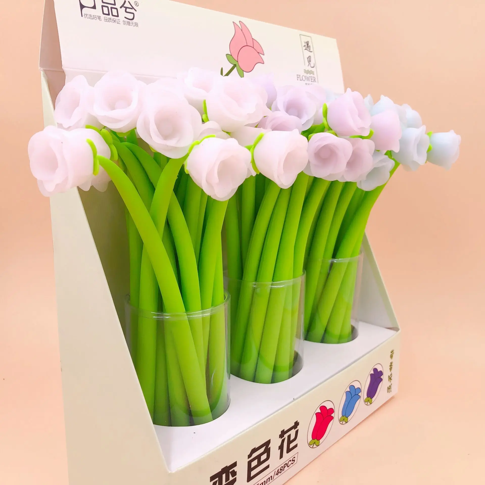48 Pcs Kawaii Gel Pens Rose Discoloration Black Gel Ink Pens Pens for Writing Cute Stationery Office School Supplies 0.5mm
48 Pcs Kawaii Gel Pens Rose Discoloration Black Gel Ink Pens Pens for Writing Cute Stationery Office School Supplies 0.5mm