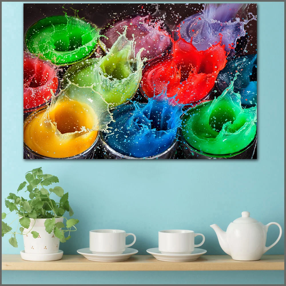 large size Printing Oil Painting colors happy Cheers wall art canvas print pictures for living room and bedroom No Frames
large size Printing Oil Painting colors happy Cheers wall art canvas print pictures for living room and bedroom No Frames
