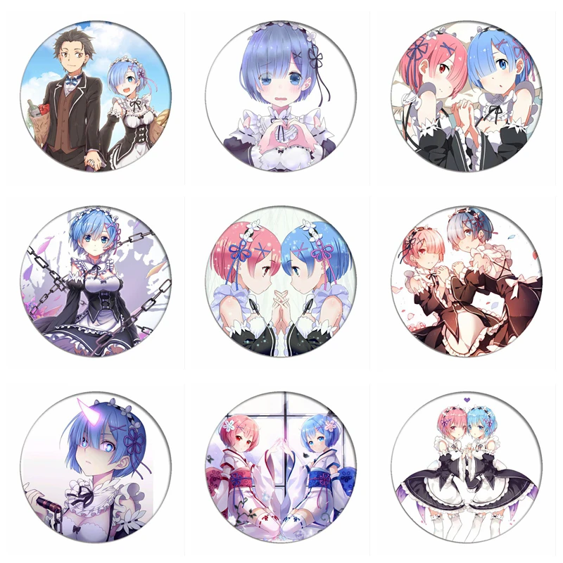 Re Zero kara Hajimeru Isekai Seikatsu Emilia Cosplay Badge Rem Ram Brooch Pins Collection Badges for Clothes Backpacks
Re Zero kara Hajimeru Isekai Seikatsu Emilia Cosplay Badge Rem Ram Brooch Pins Collection Badges for Clothes Backpacks
