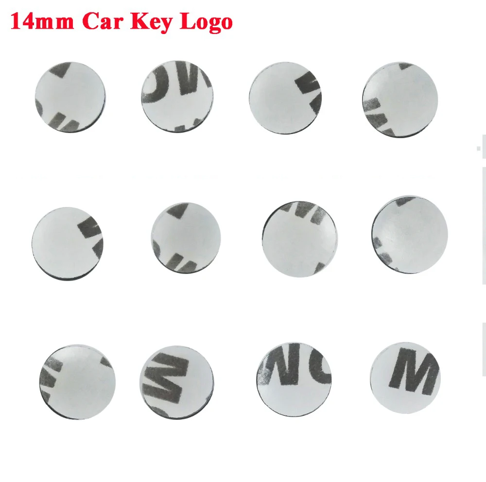 500pcs/lot universal 14mm diameter car key Emblem badge car key logos for car remote key shell sticker
500pcs/lot universal 14mm diameter car key Emblem badge car key logos for car remote key shell sticker