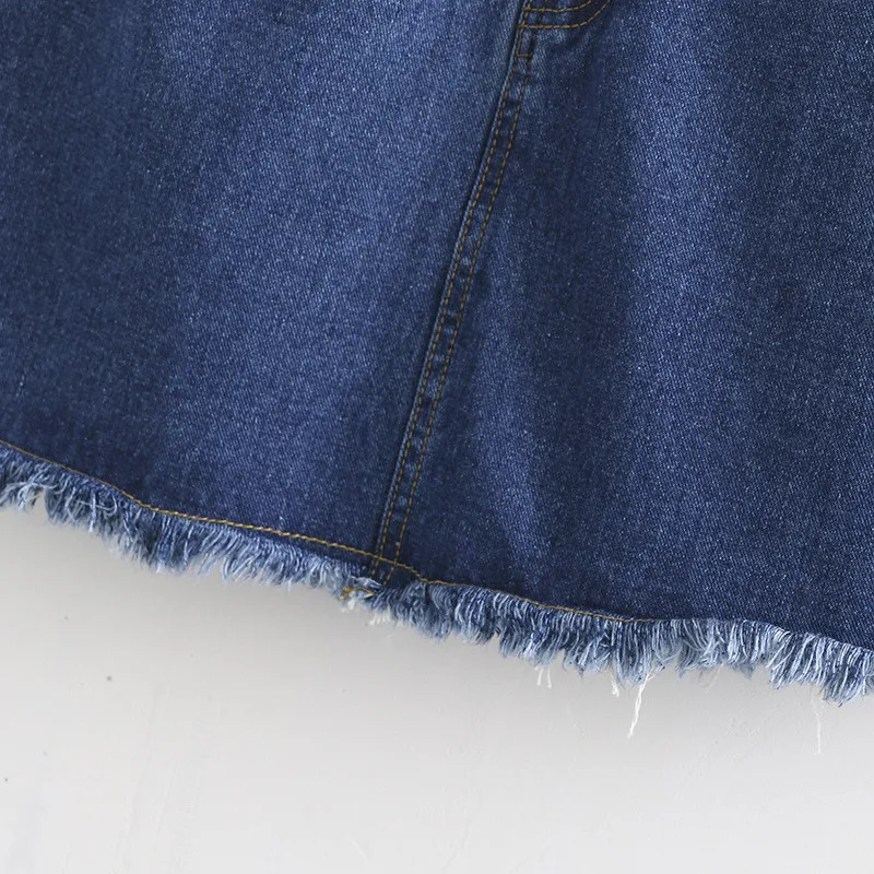 Spring and summer new high-waisted solid color skirt jeans solid color wild thin denim skirt women, anti-light A word skirt
Spring and summer new high-waisted solid color skirt jeans solid color wild thin denim skirt women, anti-light A word skirt
