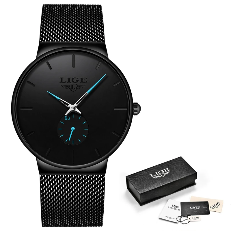 LIGE 2019 New Fashion Sport Mens Watches Brand Luxury Waterproof Simple Watch Men Ultra Thin Dial Quartz Clock Relogio Masculino
LIGE 2019 New Fashion Sport Mens Watches Brand Luxury Waterproof Simple Watch Men Ultra Thin Dial Quartz Clock Relogio Masculino