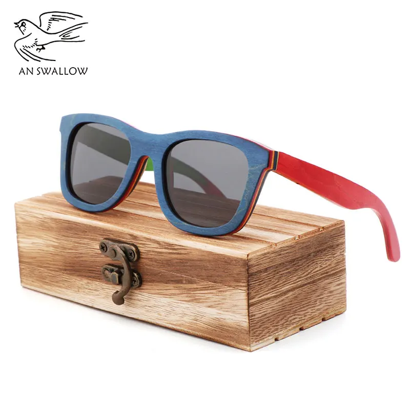 skateboard wood sunglasses men uv400 Retro fashion sunglasses women polarized oculos de sol feminino Spring hinge
skateboard wood sunglasses men uv400 Retro fashion sunglasses women polarized oculos de sol feminino Spring hinge