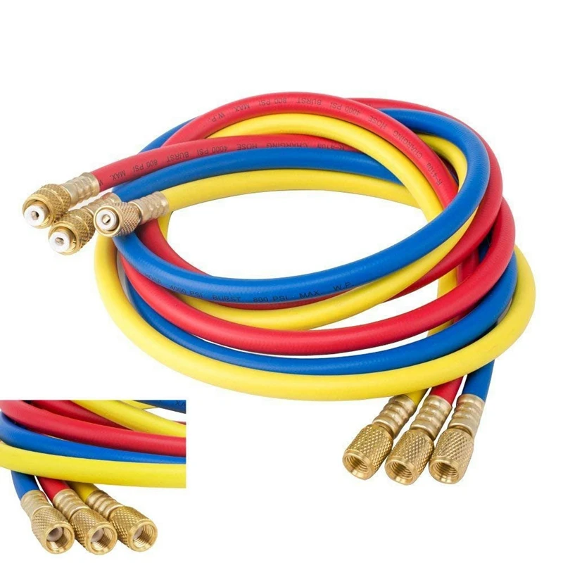 1/4 Inch 5/16 Inch Sae Ac Charging Hoses Tube 1.5M 800Psi For Hvac Air Conditioning Refrigerant R410A R134A R22 R12 R50
1/4 Inch 5/16 Inch Sae Ac Charging Hoses Tube 1.5M 800Psi For Hvac Air Conditioning Refrigerant R410A R134A R22 R12 R50