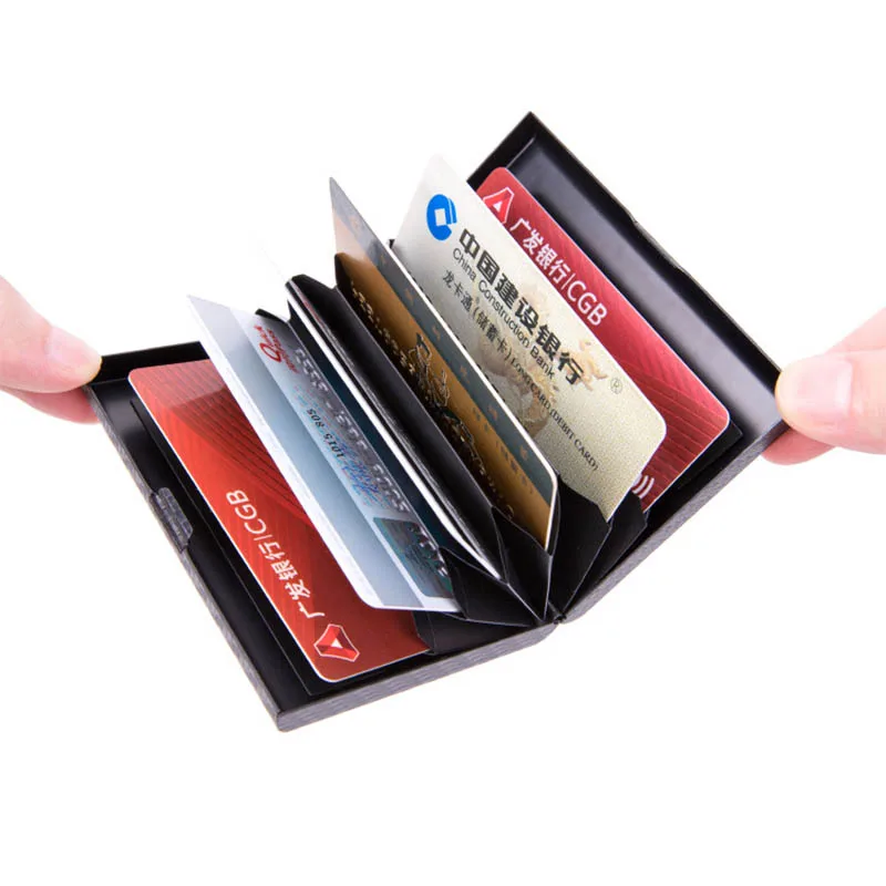 RFID Blocking Card Holder Metal Plastic 2021 New Card Wallet Travel Wallet Passport Holder Document Organizer For Men And Women
RFID Blocking Card Holder Metal Plastic 2021 New Card Wallet Travel Wallet Passport Holder Document Organizer For Men And Women