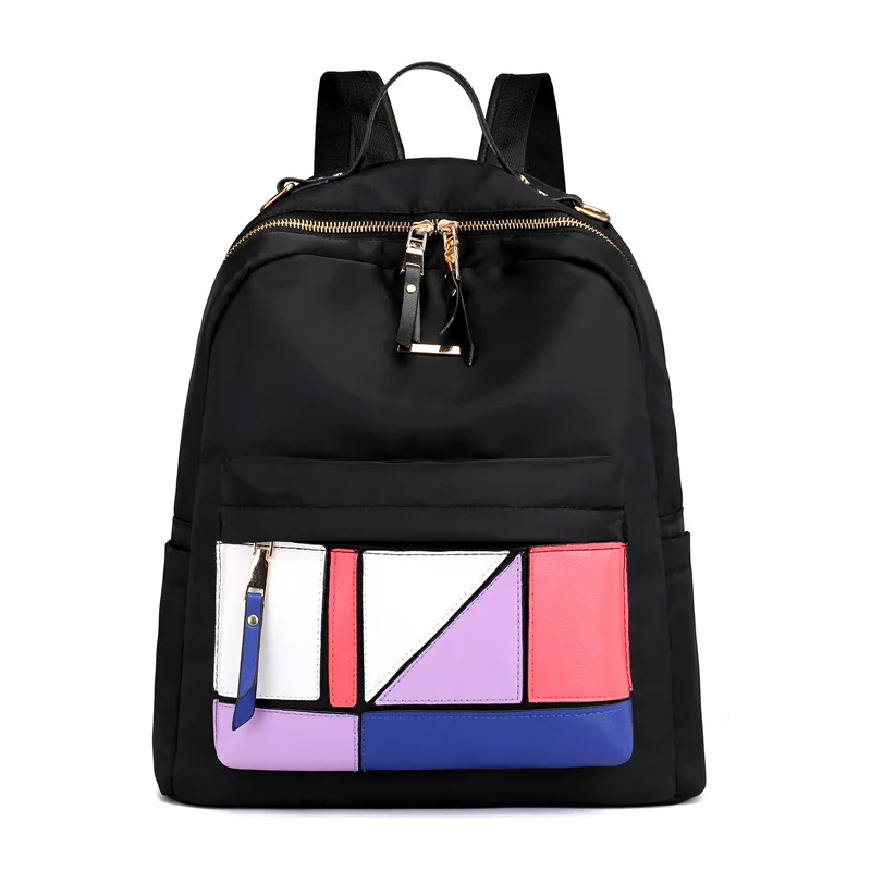 Hot Sale Popular Women Backpacks Nylon Patchwork Color Fashion School Bags Girls Rucksack Large Capacity Travel Shoulder Bags
Hot Sale Popular Women Backpacks Nylon Patchwork Color Fashion School Bags Girls Rucksack Large Capacity Travel Shoulder Bags