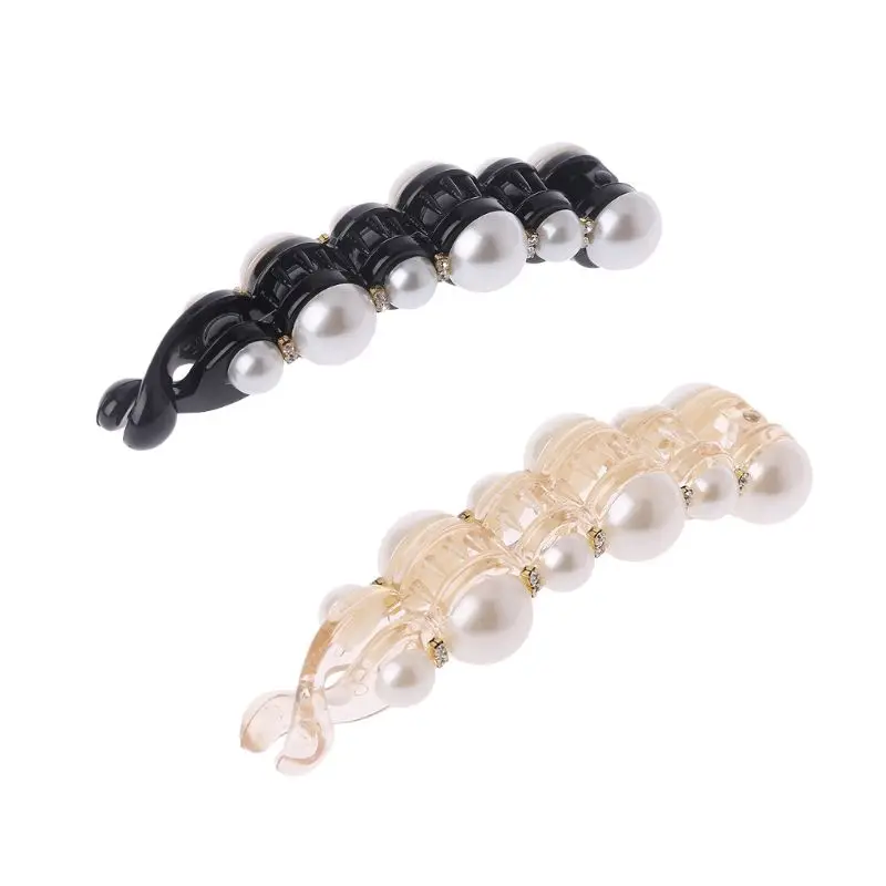 Lady Banana Hair Clips Hairpin Black Hair Holder For Women Headwear Imitation Pearl
Lady Banana Hair Clips Hairpin Black Hair Holder For Women Headwear Imitation Pearl