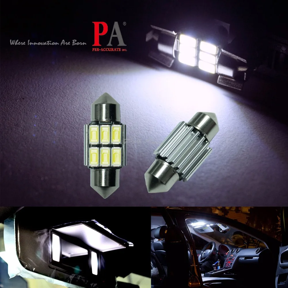 PA светодиодный 10 шт. x светодиодная гирлянда для автомобиля светильник ing 6SMD 5630 5730