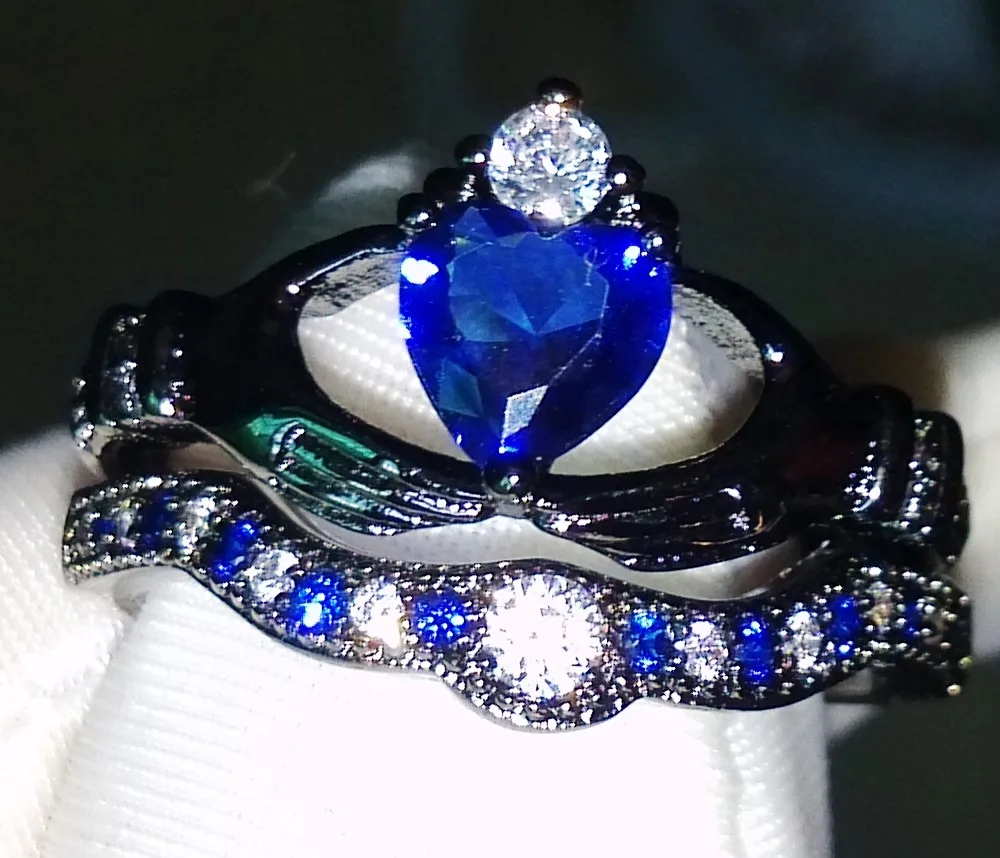 Heart Wholesale Stunning Jewelry 925 Sterling Silver Blue AAA CZ Simulated stones Wedding Bridal Ring For Women gift Size 5-11
Heart Wholesale Stunning Jewelry 925 Sterling Silver Blue AAA CZ Simulated stones Wedding Bridal Ring For Women gift Size 5-11