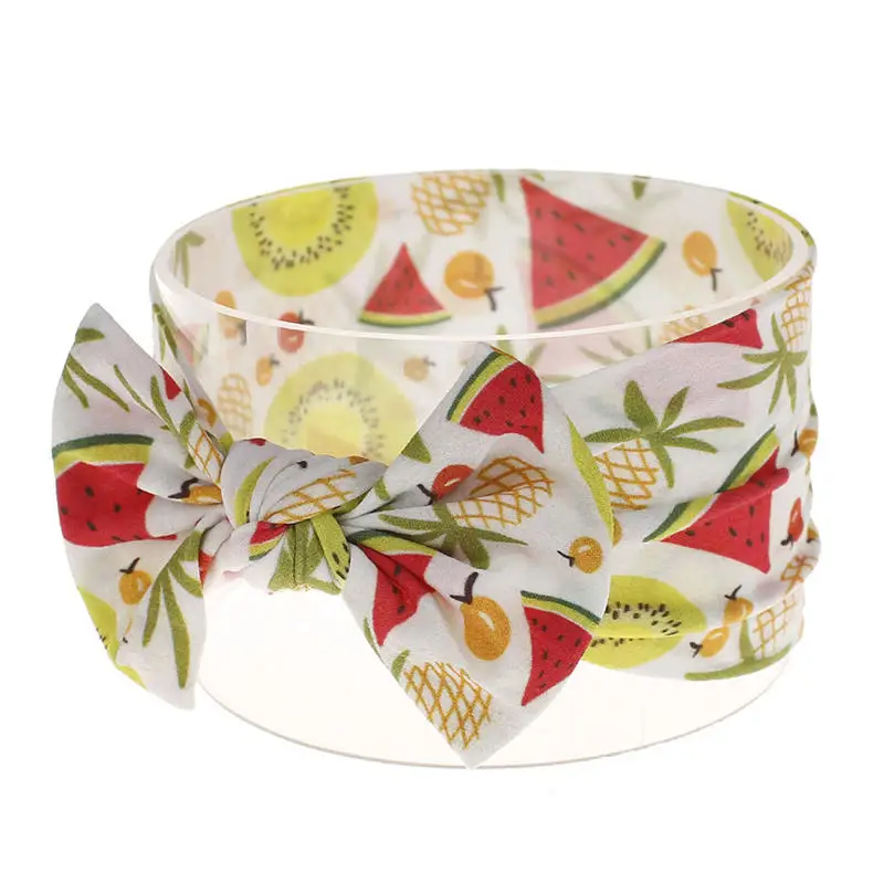 Wecute Infant Baby Bow Headdress Headband Plant Fruit Flower Seamless Printed Nylon Hair Band Kids Girls Hair Accessories
Wecute Infant Baby Bow Headdress Headband Plant Fruit Flower Seamless Printed Nylon Hair Band Kids Girls Hair Accessories