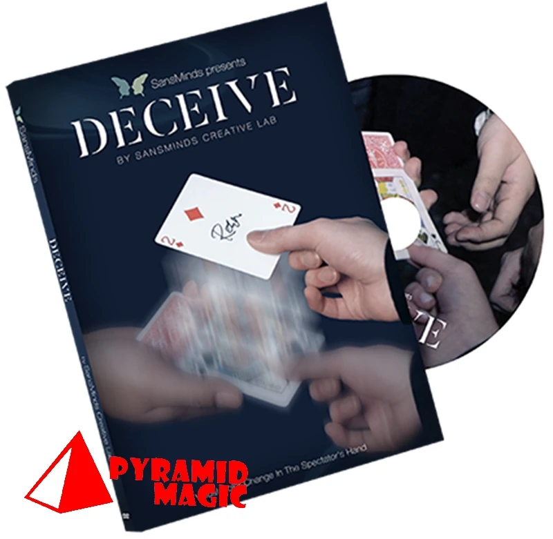 Deceive (Gimmick Material Included) by SansMinds Creative Lab / close-up street card magic trick / wholesale
Deceive (Gimmick Material Included) by SansMinds Creative Lab / close-up street card magic trick / wholesale