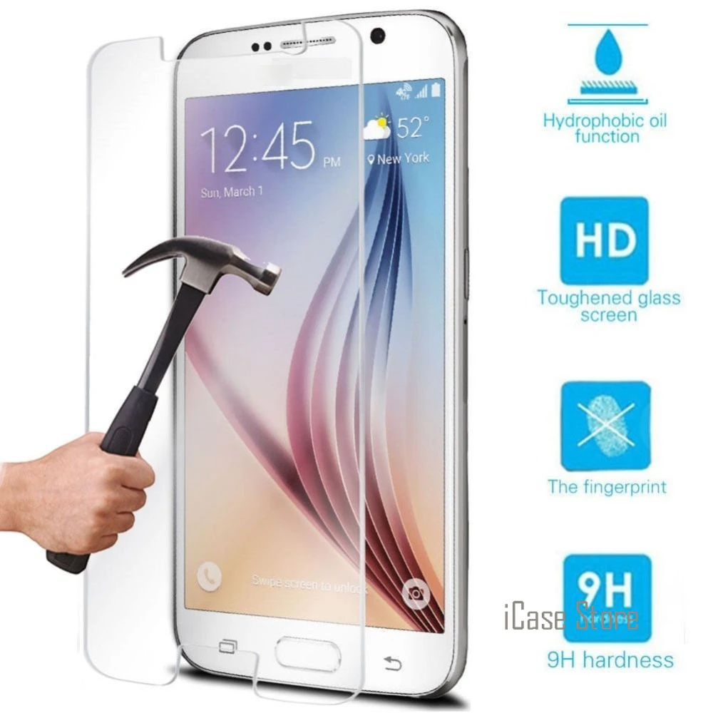 9H премиум класса из закаленного Стекло Экран протектор для samsung Galaxy S3 S4 S5 S6 A3 A5 J3 J5