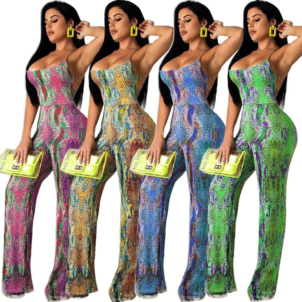 Europe American Digital Print Serpentine Sexy Strap Strapless Bandage Slim Women Jumpsuits Female Playsuits Plus Size
Europe American Digital Print Serpentine Sexy Strap Strapless Bandage Slim Women Jumpsuits Female Playsuits Plus Size