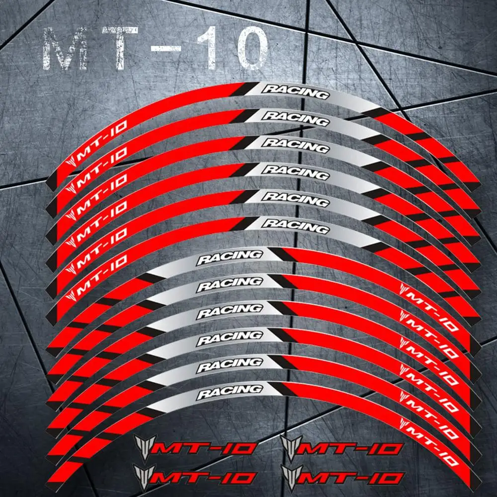 Motorcycle front and rear wheels Edge Outer Rim Sticker Reflective Stripe Wheel Decals For YAMAHA MT-10
Motorcycle front and rear wheels Edge Outer Rim Sticker Reflective Stripe Wheel Decals For YAMAHA MT-10