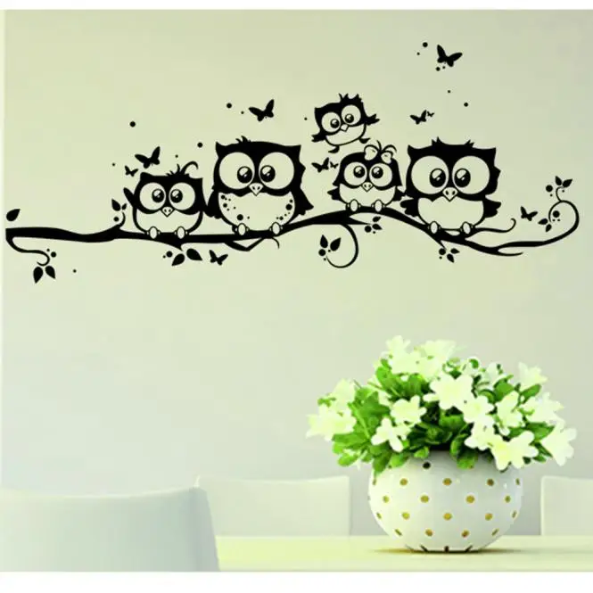 Kids Vinyl Cartoon Owl Butterfly Wall Sticker Decor Home Decal Wallpaper Diy Wall Stickers For Kids Rooms Adesivo De Parede #632
Kids Vinyl Cartoon Owl Butterfly Wall Sticker Decor Home Decal Wallpaper Diy Wall Stickers For Kids Rooms Adesivo De Parede #632