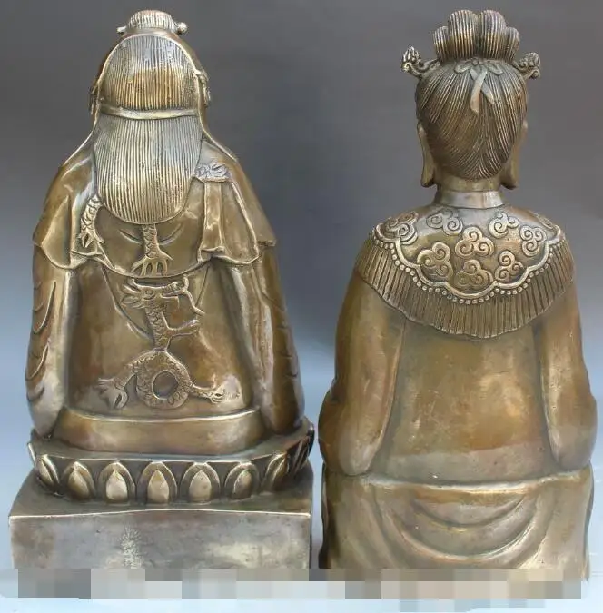 Free shipping S00284 12" Chinese Bronze Long Life Grandfather Grandmother Consort Wife Man Statue
Free shipping S00284 12" Chinese Bronze Long Life Grandfather Grandmother Consort Wife Man Statue