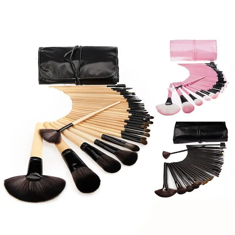 high quality soft synthetic hair 32pcs makeup powder brush set professional cosmetic blush brush kits with PU bag
high quality soft synthetic hair 32pcs makeup powder brush set professional cosmetic blush brush kits with PU bag