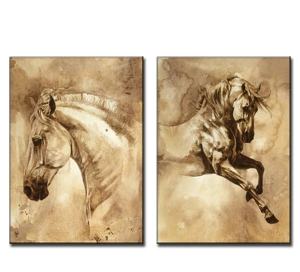 CLSTROSE 2 Pieces of Modern Animal Horse Vintage Canvas Painting Luxury Wall Art Posters and Prints Home Decoration Living Room
CLSTROSE 2 Pieces of Modern Animal Horse Vintage Canvas Painting Luxury Wall Art Posters and Prints Home Decoration Living Room