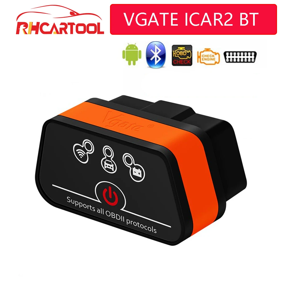 Vgate iCar2 ELM327 Bluetooth OBD 2 сканер Икар Мини elm 327 obd2 II диагностический инструмент адаптер