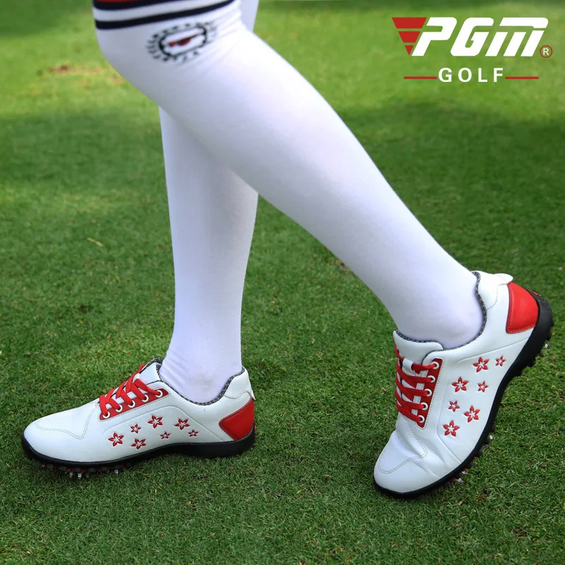 PGM Golf Bursting Shoes Movable Shoes Women Waterproof Sports Double Patented Golf Sneakers Lace Up Sports Training Shoes D0755
PGM Golf Bursting Shoes Movable Shoes Women Waterproof Sports Double Patented Golf Sneakers Lace Up Sports Training Shoes D0755