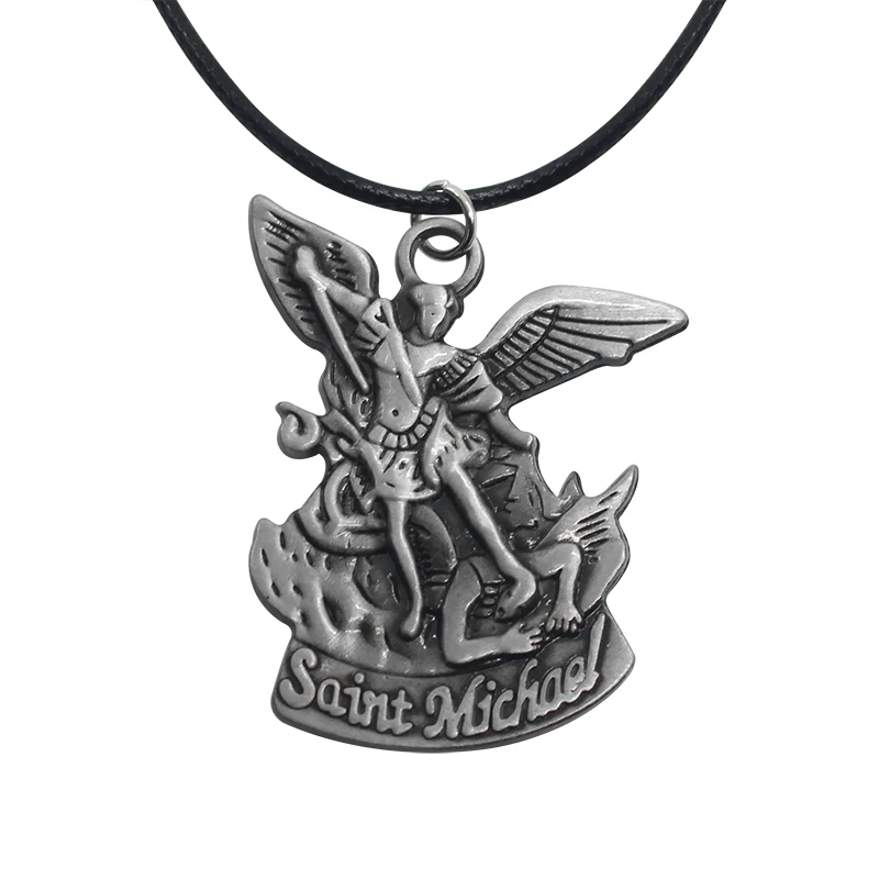 Vintage Pendant Necklaces Archangel St.michael Protect Me Jesus Saint Michael Necklace Pendant With Wing Charm Trendy Keepsake
Vintage Pendant Necklaces Archangel St.michael Protect Me Jesus Saint Michael Necklace Pendant With Wing Charm Trendy Keepsake