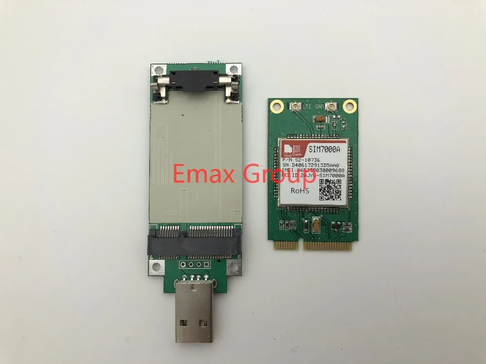 SIMCOM SIM7000A MINI PCIE + к USB адаптеру (со слотом для Sim карты) 100% новый и оригинальный NBIoT 4G