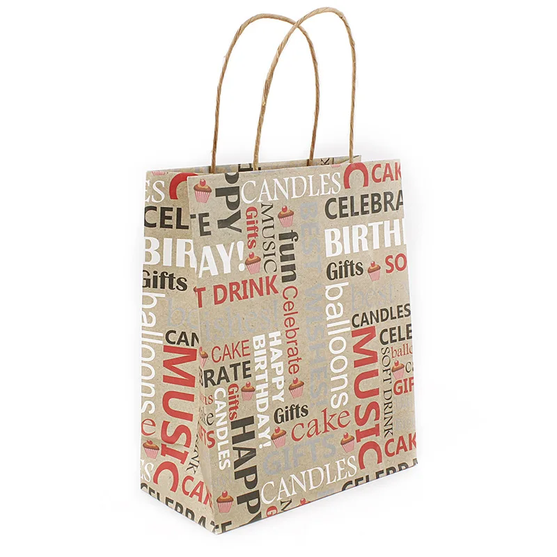 12pcs Varies size creative beautiful birthday series kraft paper gift bag large candy clothing packaging bags with handle
12pcs Varies size creative beautiful birthday series kraft paper gift bag large candy clothing packaging bags with handle