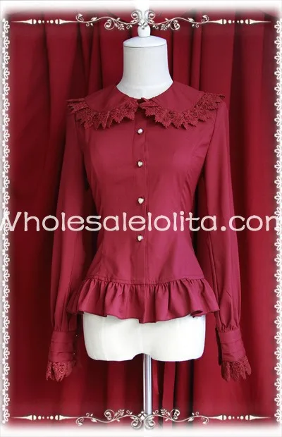 Custom MadeBlouseLadies Red Chiffon Bow Tie Slim Fit Lolita Blouse Sweet Lace Lolita Shirt
Custom MadeBlouseLadies Red Chiffon Bow Tie Slim Fit Lolita Blouse Sweet Lace Lolita Shirt