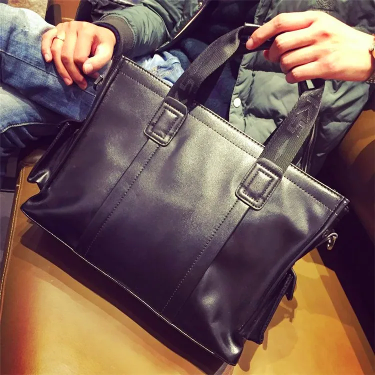 European style Document file PU leather Men Messenger Bag Tote Elegant Men's Briefcases Office Men's Crossbody Bags
European style Document file PU leather Men Messenger Bag Tote Elegant Men's Briefcases Office Men's Crossbody Bags