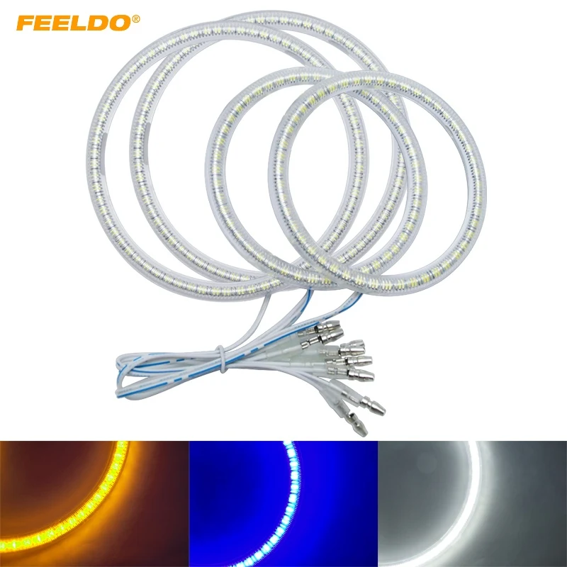 FEELDO 4Pcs/Set Car LED Halo Rings Angel Eyes DRL Head Lamp For VOLKSWAGEN Golf 4
FEELDO 4Pcs/Set Car LED Halo Rings Angel Eyes DRL Head Lamp For VOLKSWAGEN Golf 4